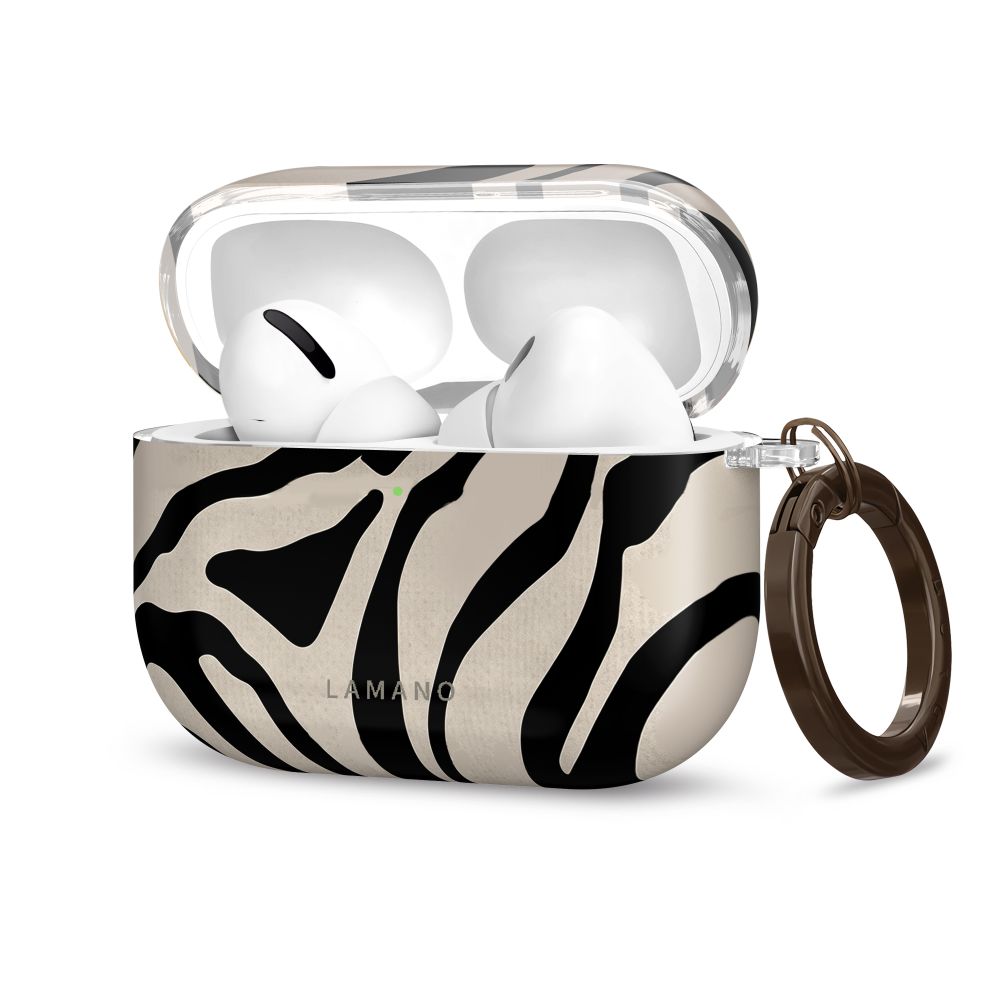 Tech-Protect Lamano-fodral för AirPods Pro 3 – svart och beige
