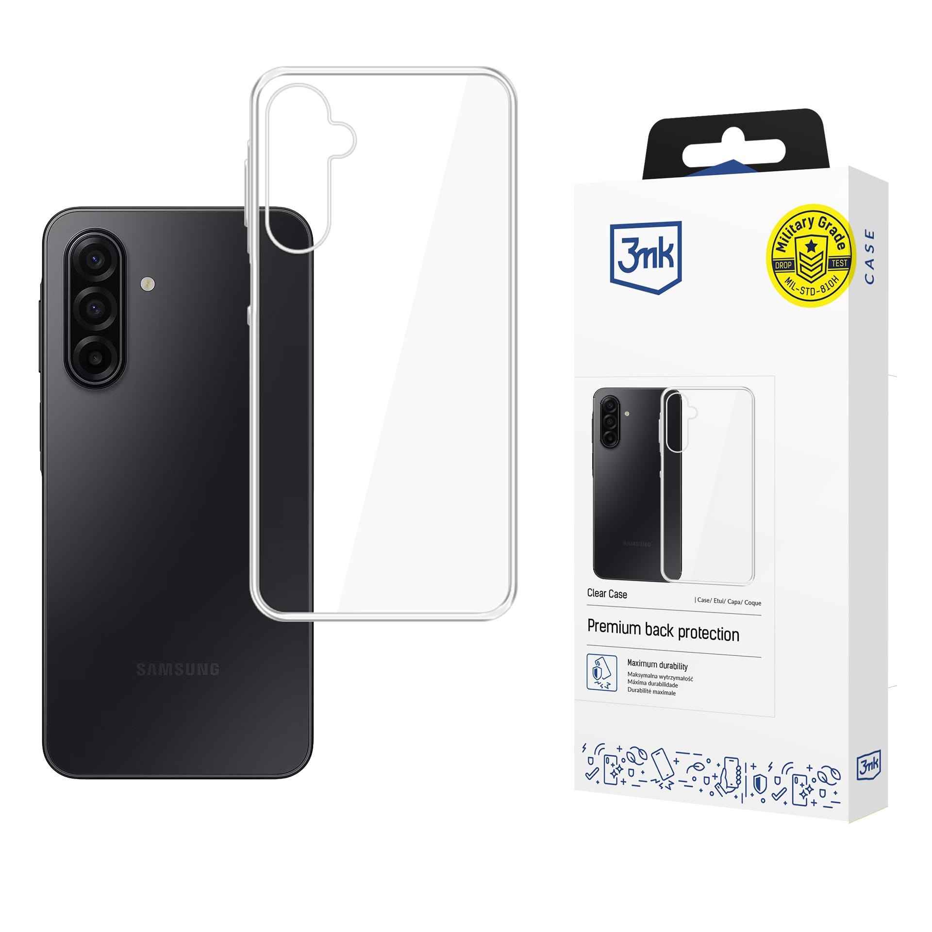 3mk genomskinligt skal till Samsung Galaxy A17 5G – transparent
