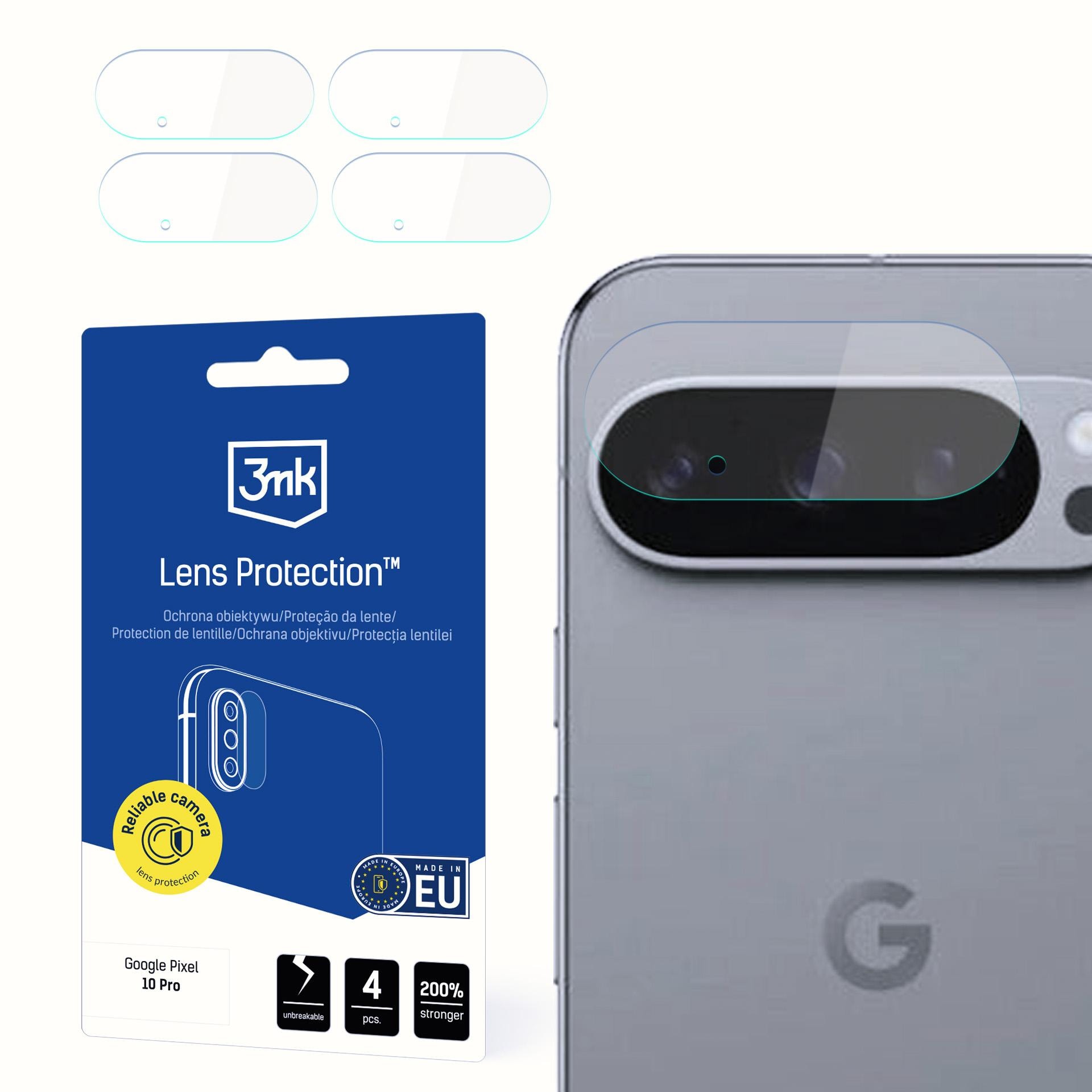 3mk Linsskydd – Kameraglas till Google Pixel 10 Pro
