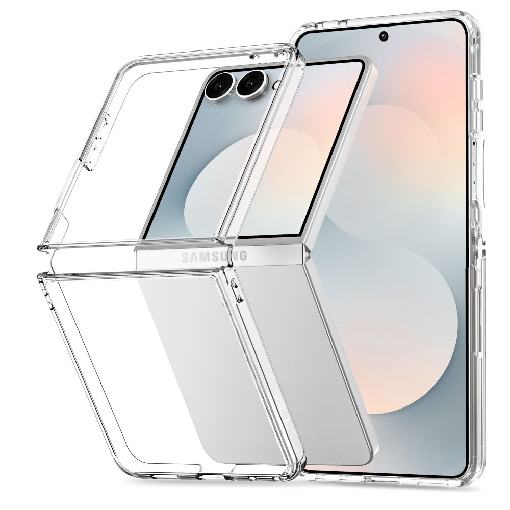 Tech-Protect FlexAir Hybrid-fodral för Samsung Galaxy Z Flip 8 – genomskinligt