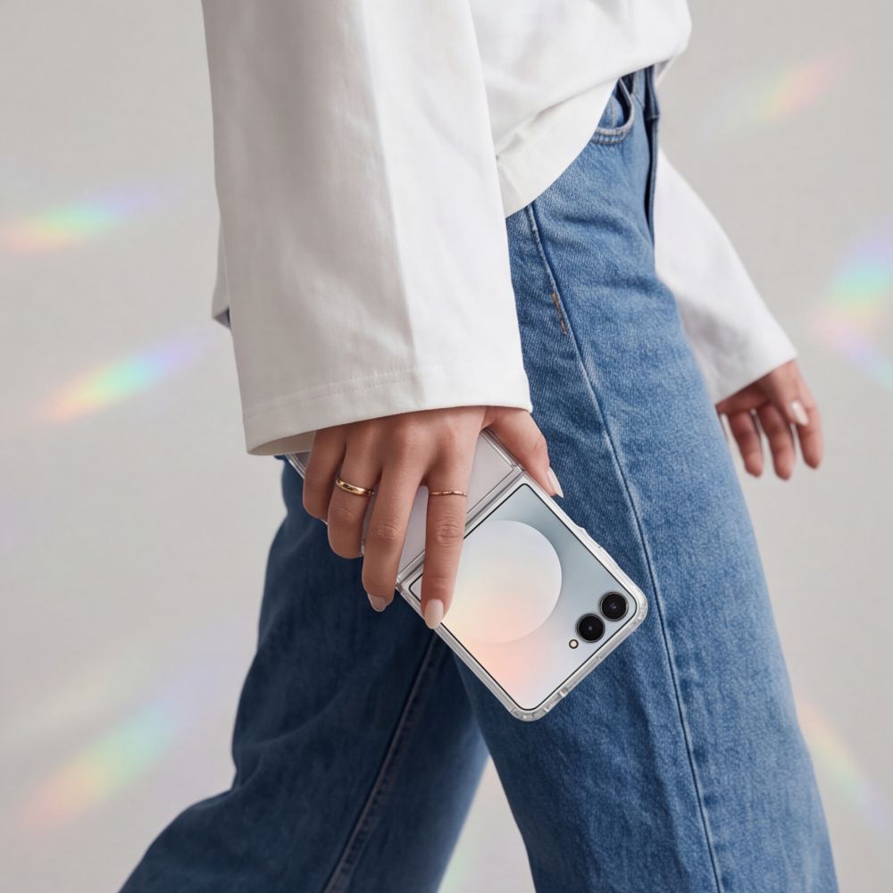 Tech-Protect FlexAir Hybrid-etui til Samsung Galaxy Z Flip 8 – gennemsigtigt