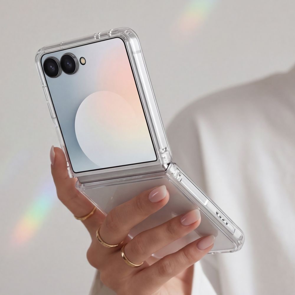 Tech-Protect FlexAir Hybrid-etui til Samsung Galaxy Z Flip 8 – gennemsigtigt