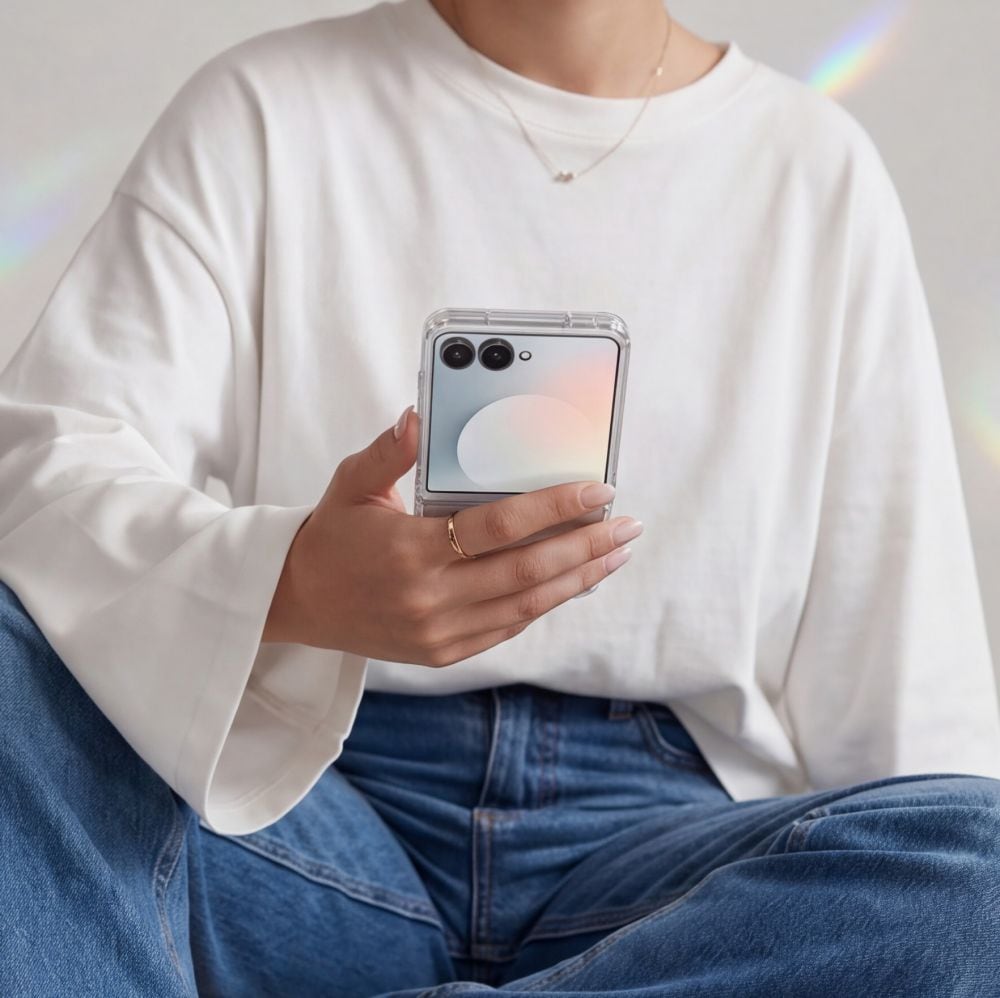 Tech-Protect FlexAir Hybrid-etui til Samsung Galaxy Z Flip 8 – gennemsigtigt
