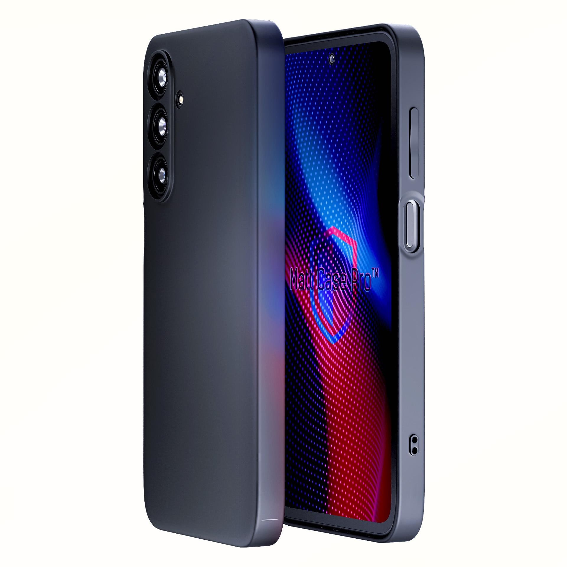 3mk Matt Case Pro till Samsung Galaxy M35 5G – matt svart