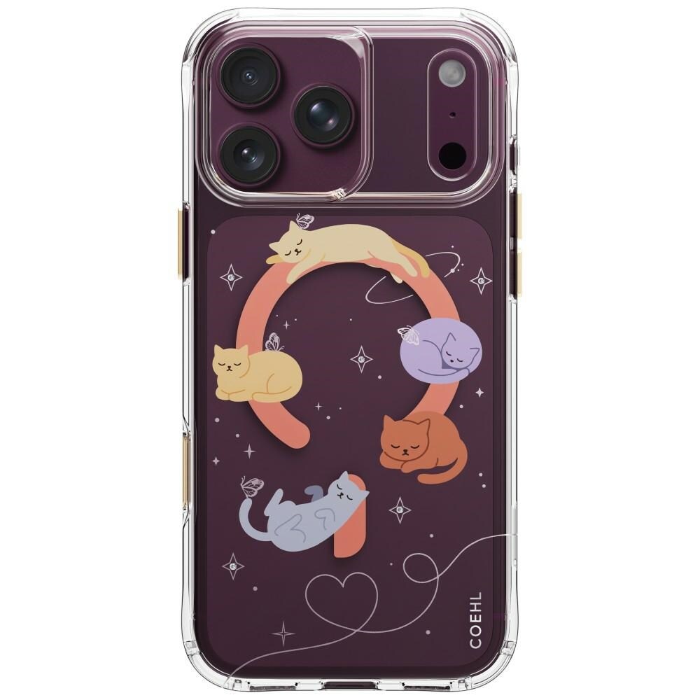 Uniq Coehl Elysie magnetiskt laddningsfodral för iPhone 18 Pro Max / 17 Pro Max – flerfärgat