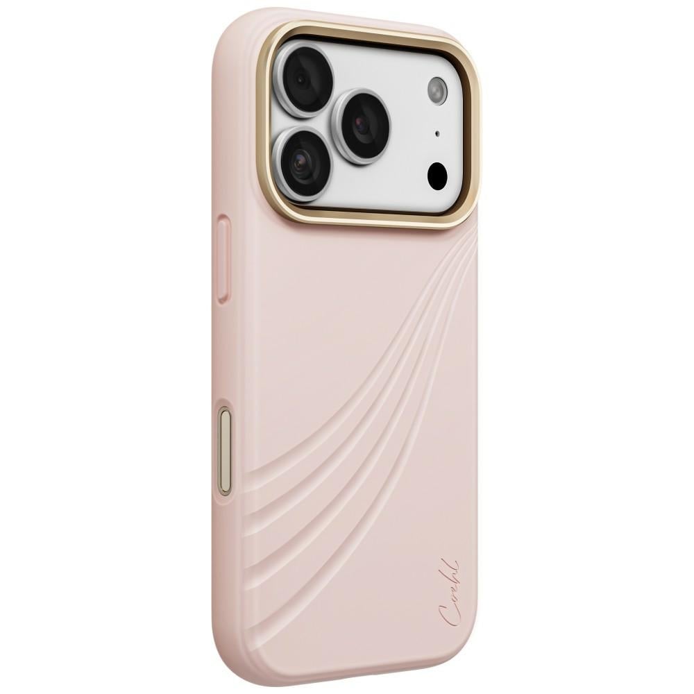 Uniq Coehl Serina magnetiskt laddningsfodral för iPhone 18 Pro / 17 Pro – Rosa