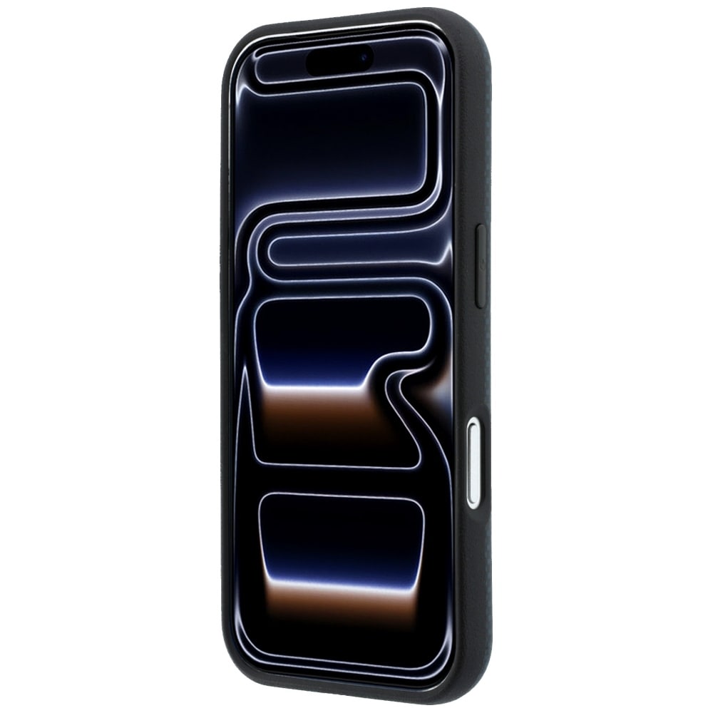 BMW M Quadrille Kevlar Metal-logo MagSafe-etui til iPhone 17 Pro / 18 Pro – marineblå