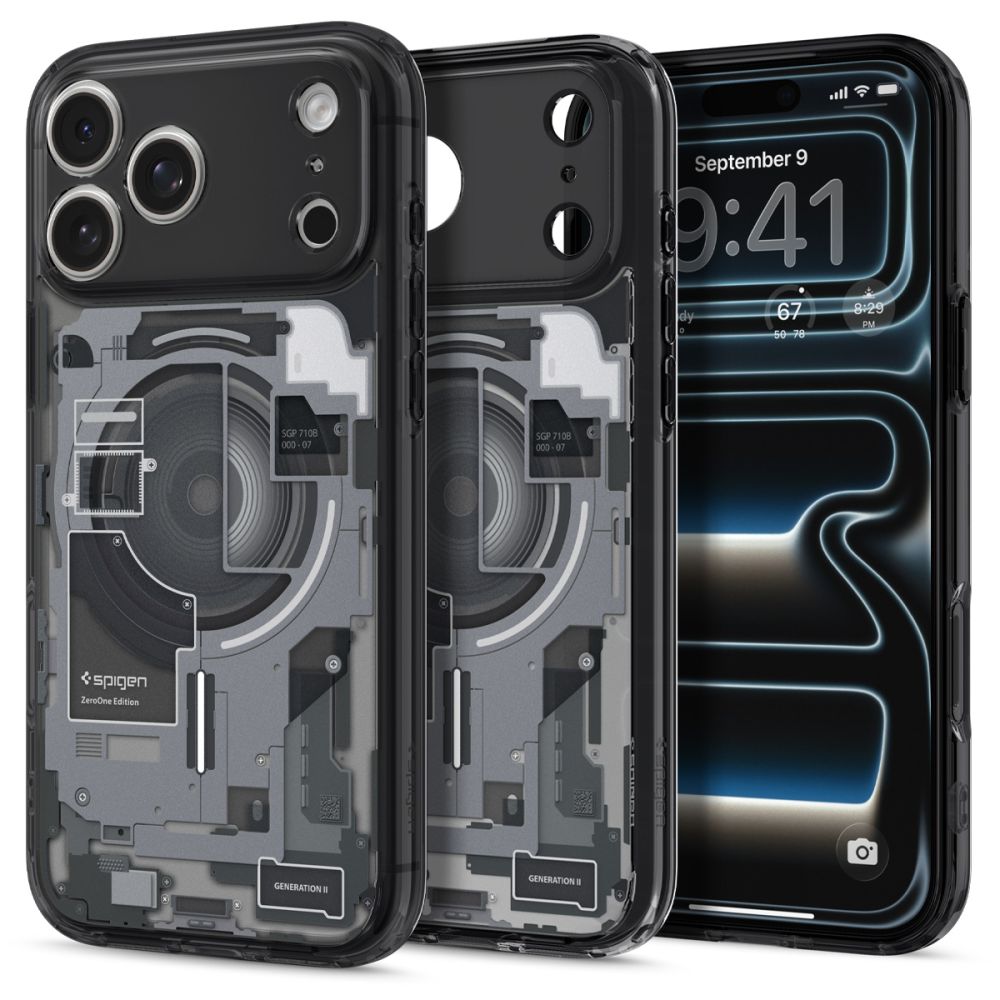 Spigen Ultra Hybrid MagSafe Zero One-fodral för iPhone 18 Pro / 17 Pro – Svart