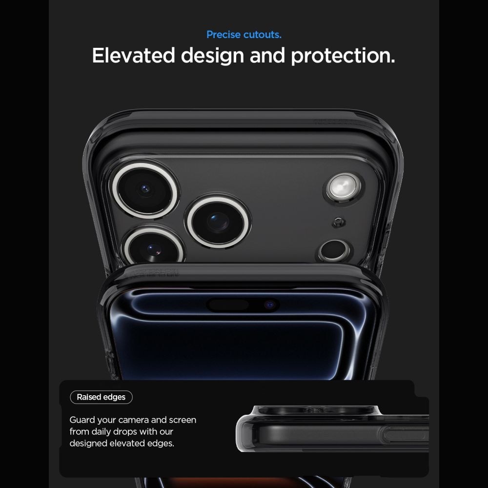 Spigen Ultra Hybrid MagSafe Zero One-etui til iPhone 18 Pro / 17 Pro – sort