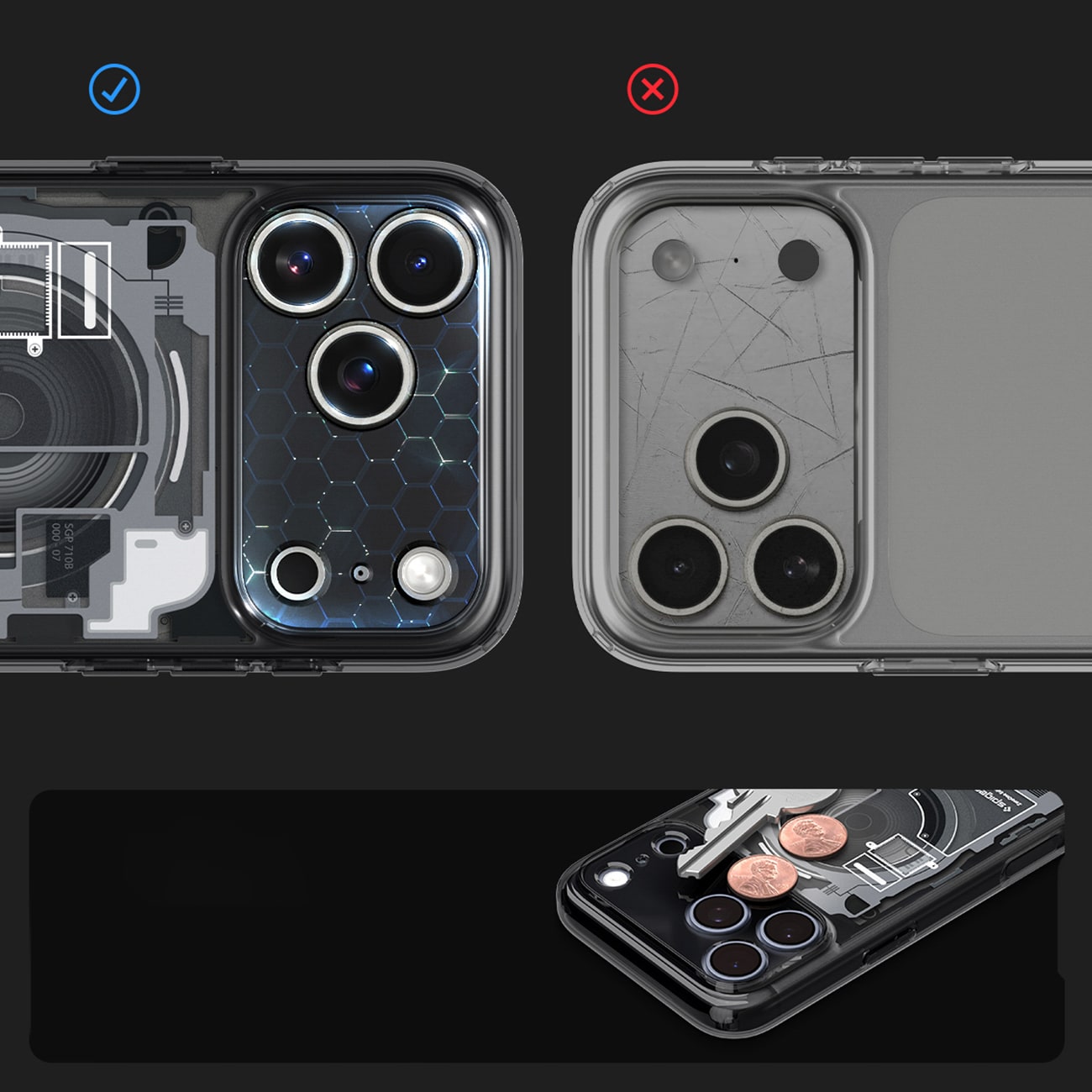 Spigen Ultra Hybrid MagSafe Zero One-etui til iPhone 18 Pro / 17 Pro – sort