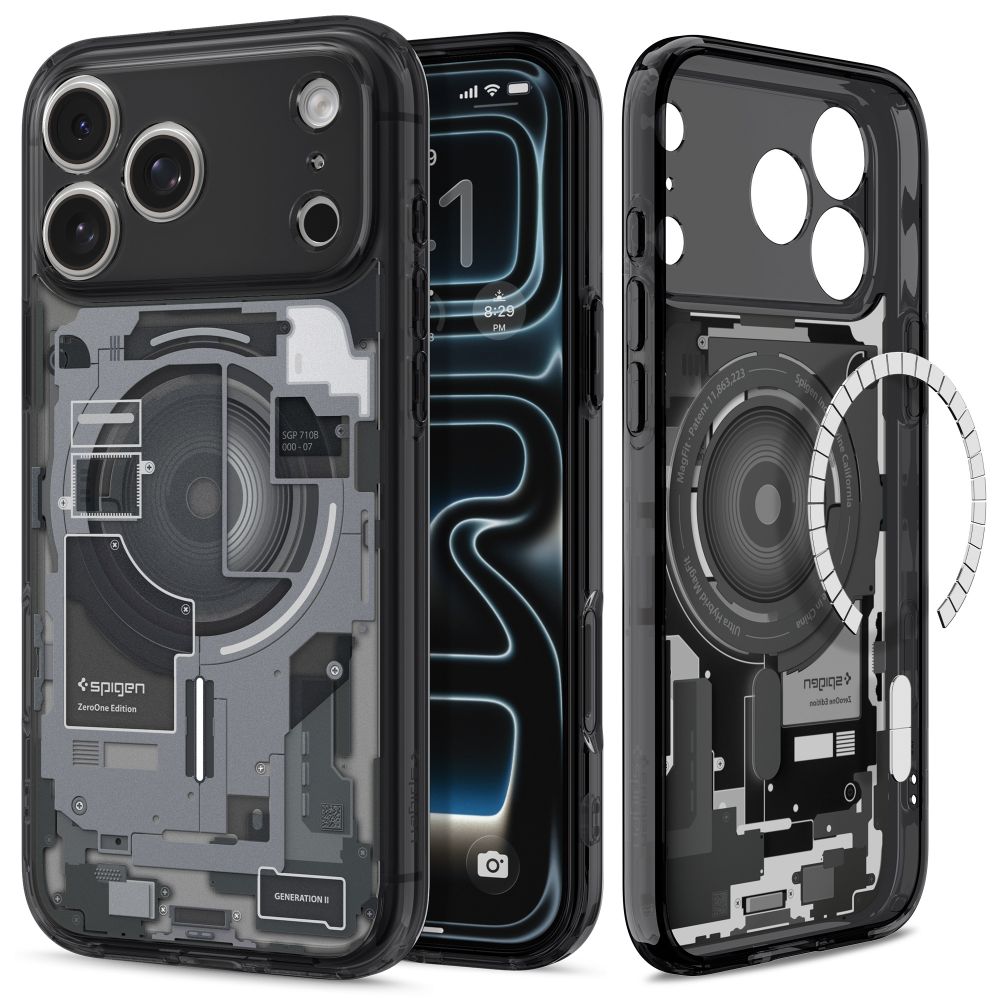 Spigen Ultra Hybrid MagSafe Zero One-etui til iPhone 18 Pro / 17 Pro – sort