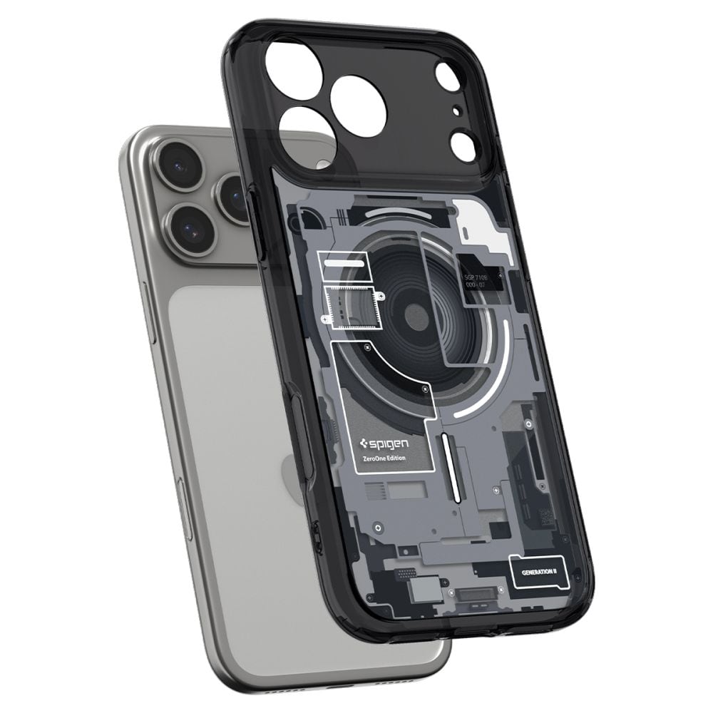 Spigen Ultra Hybrid MagSafe Zero One-etui til iPhone 18 Pro / 17 Pro – sort