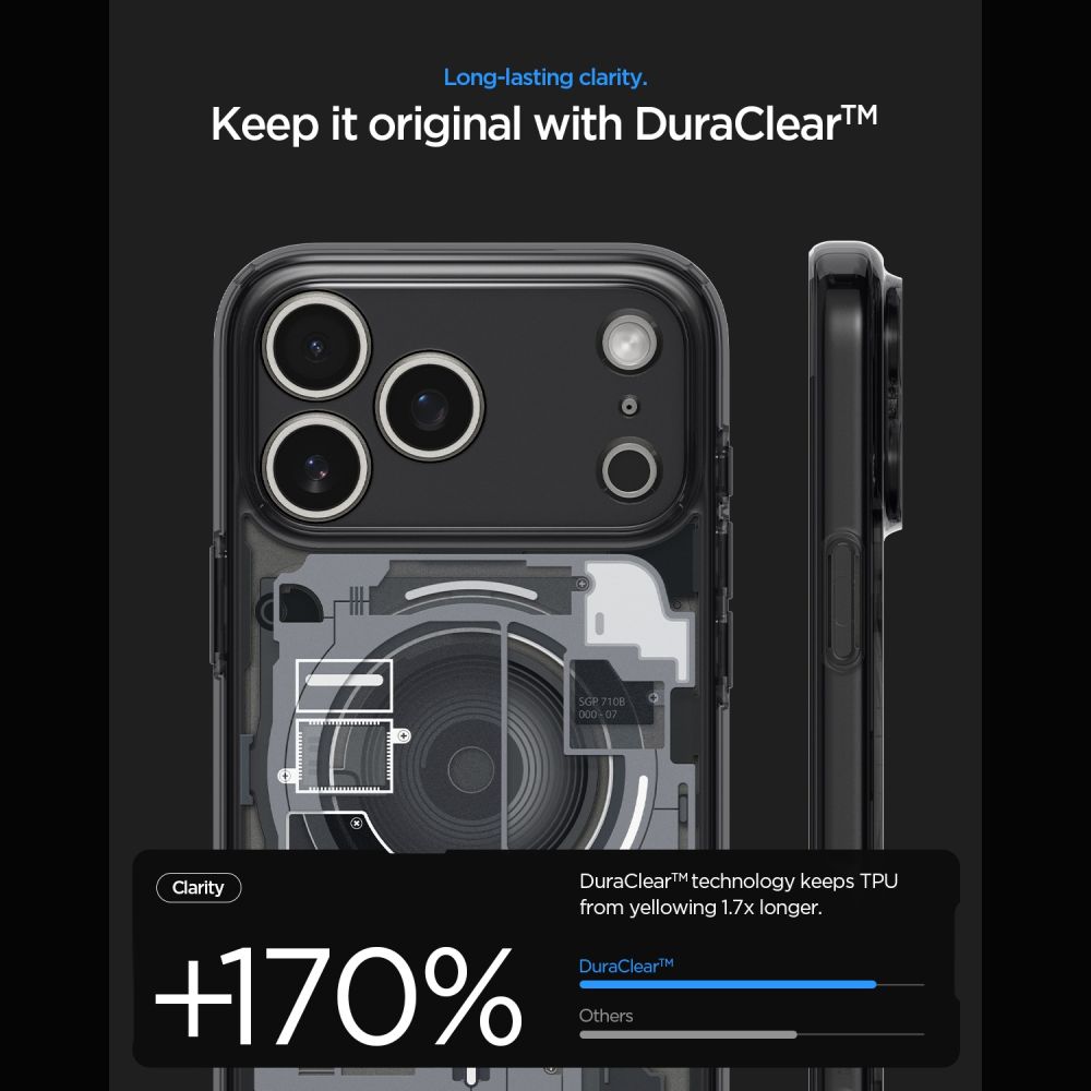Spigen Ultra Hybrid MagSafe Zero One-etui til iPhone 18 Pro / 17 Pro – sort