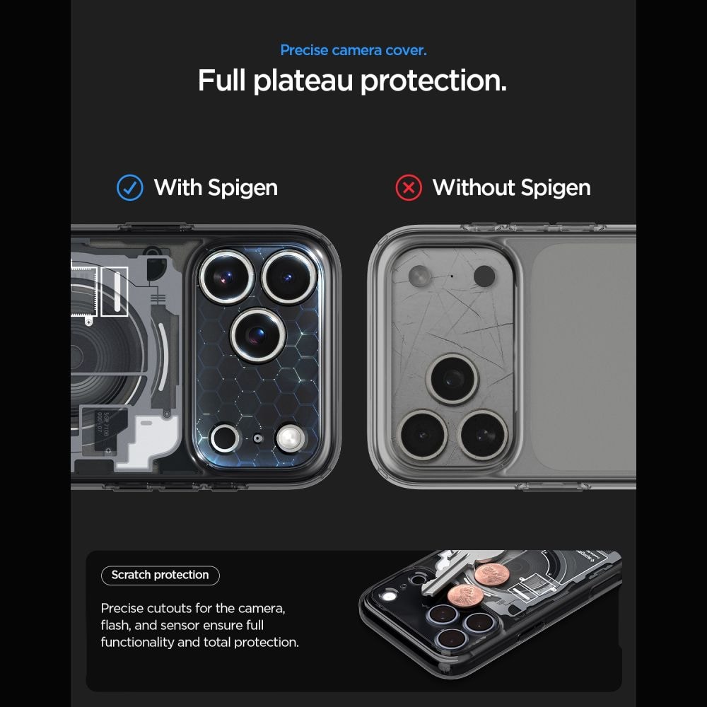 Spigen Ultra Hybrid MagSafe Zero One-etui til iPhone 18 Pro / 17 Pro – sort