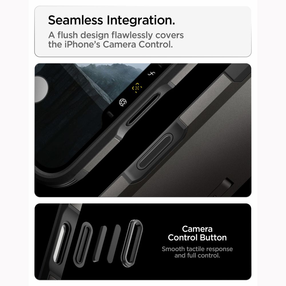 Spigen Tough Armor MagSafe-etui til iPhone 18 Pro / 17 Pro – sort