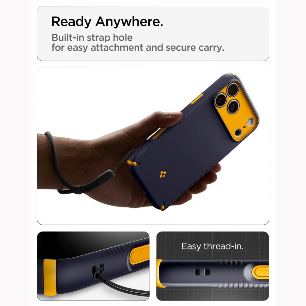Spigen Nano Pop MagSafe-etui til iPhone 18 Pro / 17 Pro – Blå