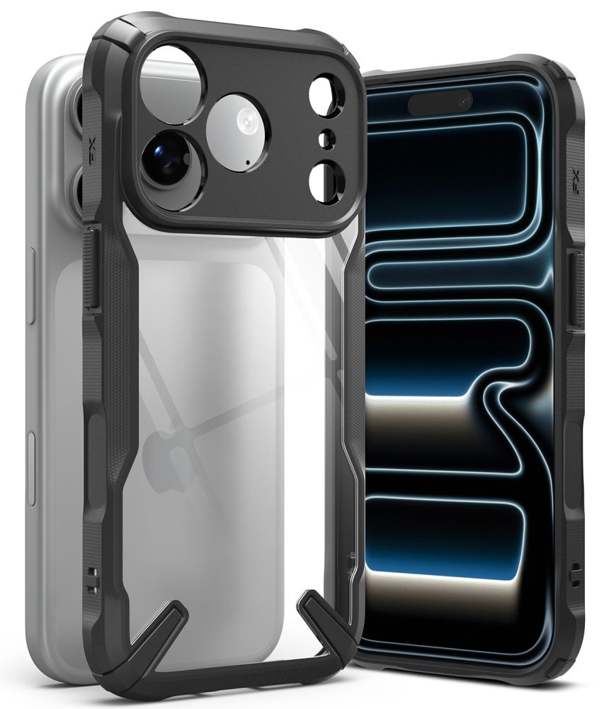 Ringke Fusion X-fodral för iPhone 18 Pro Max / 17 Pro Max – Svart