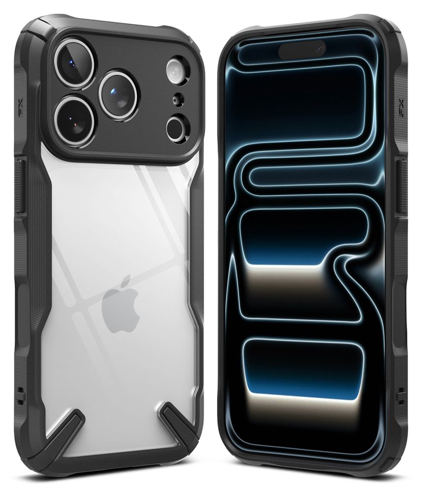 Ringke Fusion X-etui til iPhone 18 Pro Max / 17 Pro Max – Sort