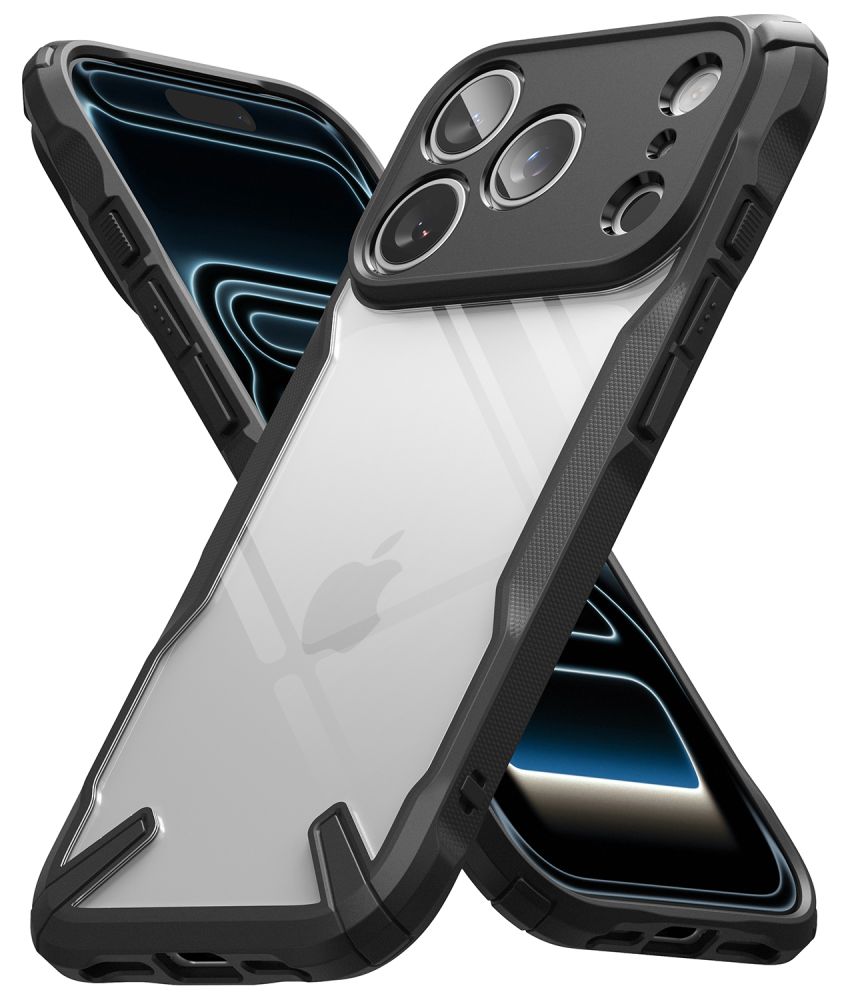 Ringke Fusion X-etui til iPhone 18 Pro Max / 17 Pro Max – Sort