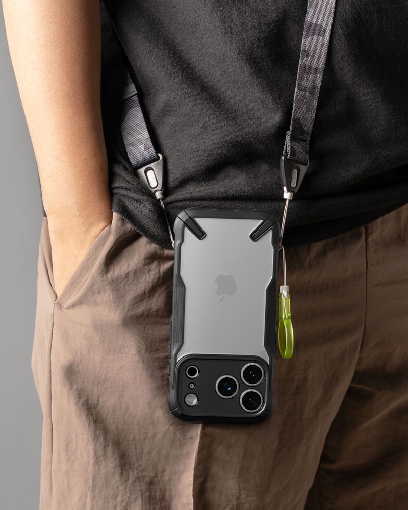 Ringke Fusion X-etui til iPhone 18 Pro Max / 17 Pro Max – Sort