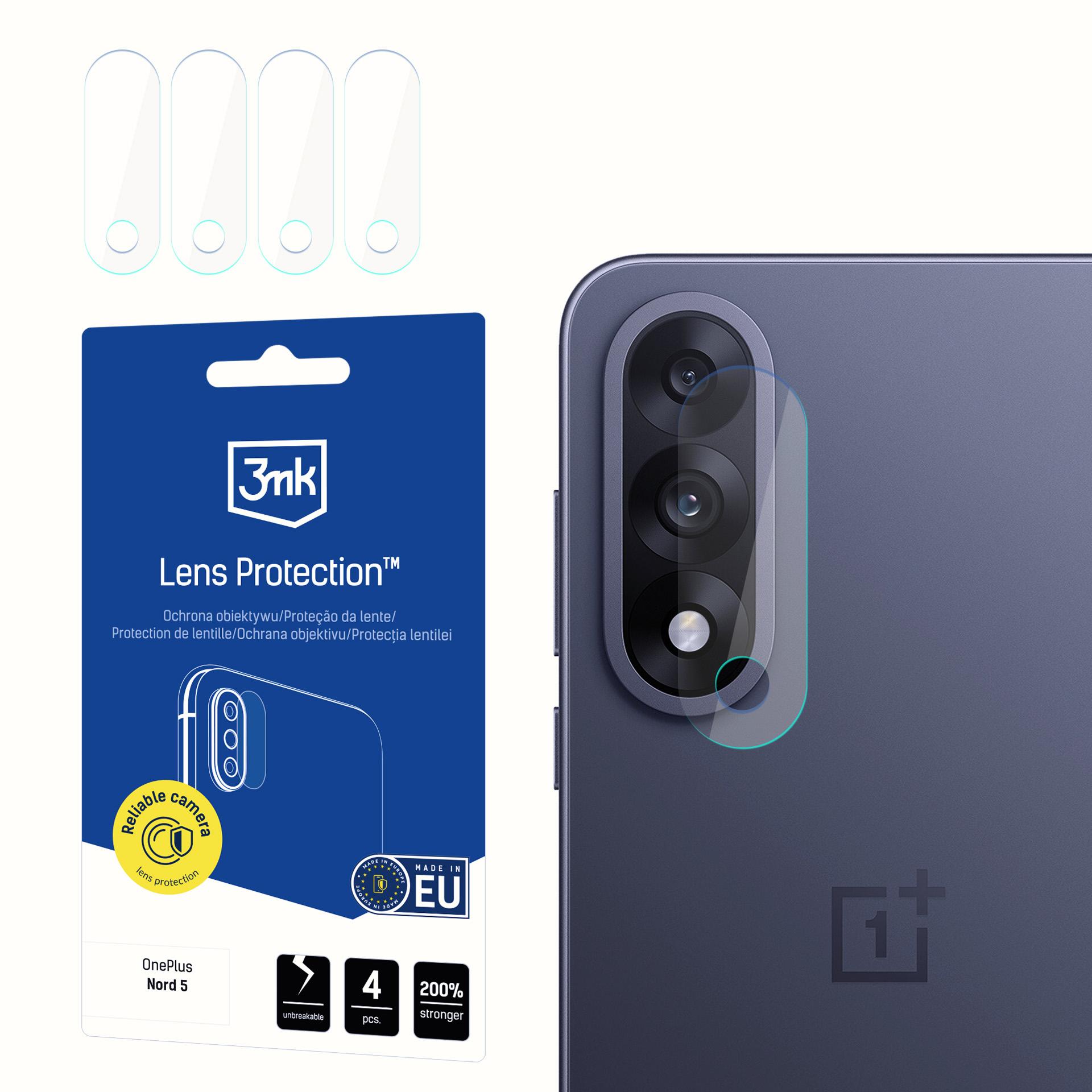 3mk Hybridglas-skydd för kameralinsen på OnePlus Nord 5