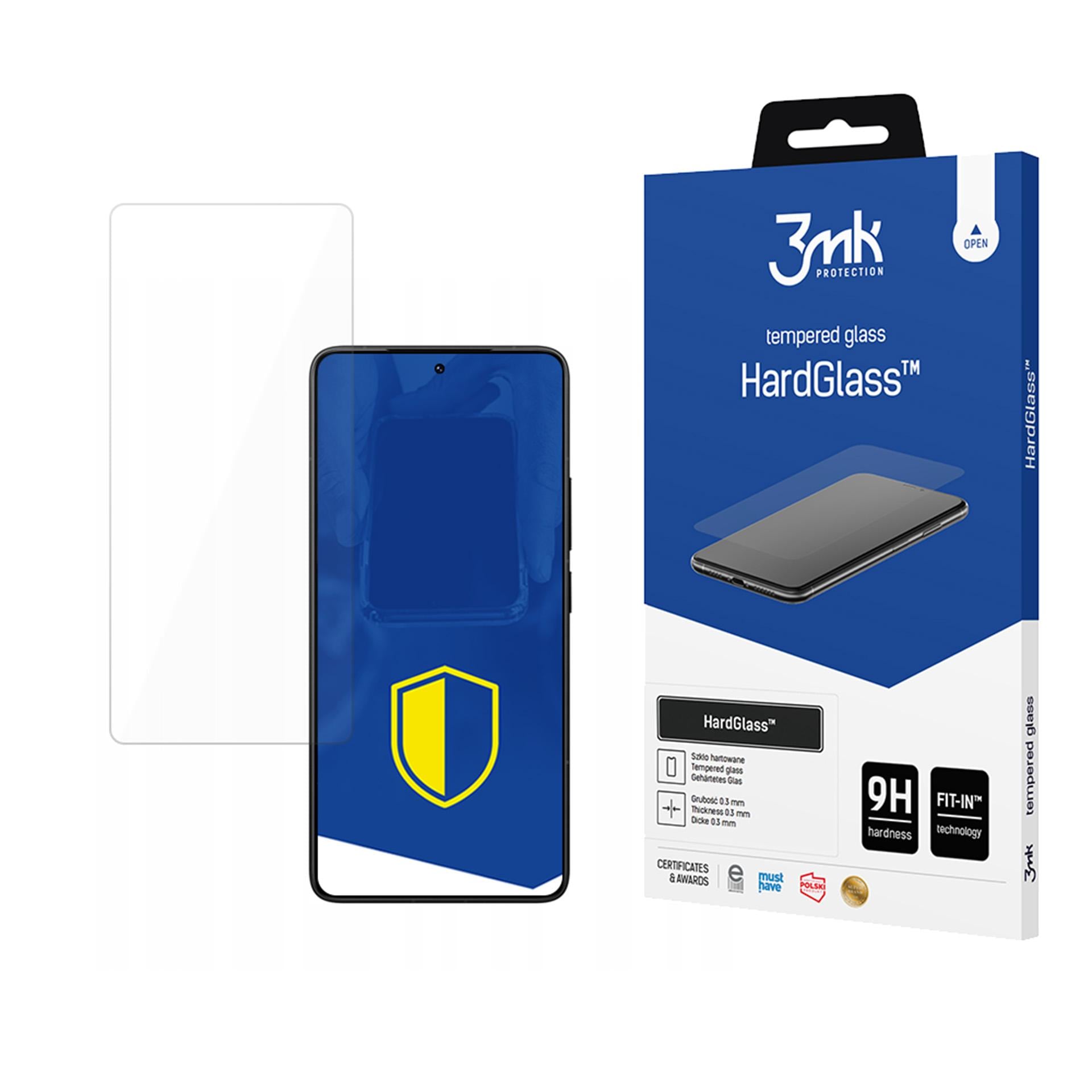 3mk HardGlass härdat glas till Xiaomi Poco F7 Pro / Xiaomi Poco F7 Ultra