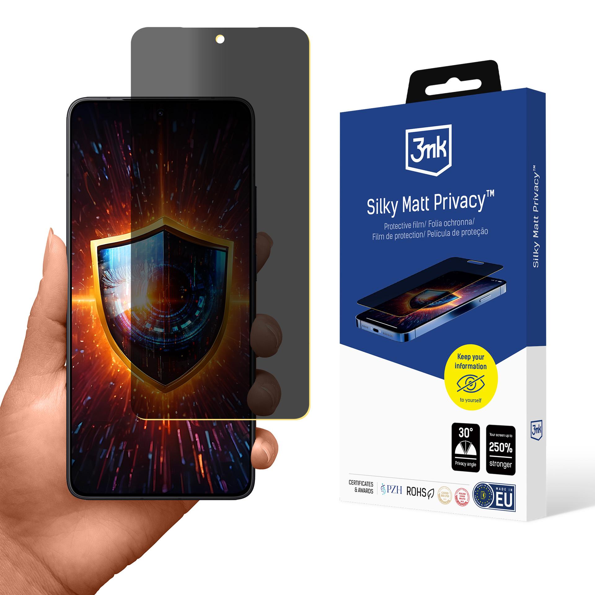 3mk Silky Matt sekretessskydd för Xiaomi Poco F7 Pro / Xiaomi Poco F7 Ultra