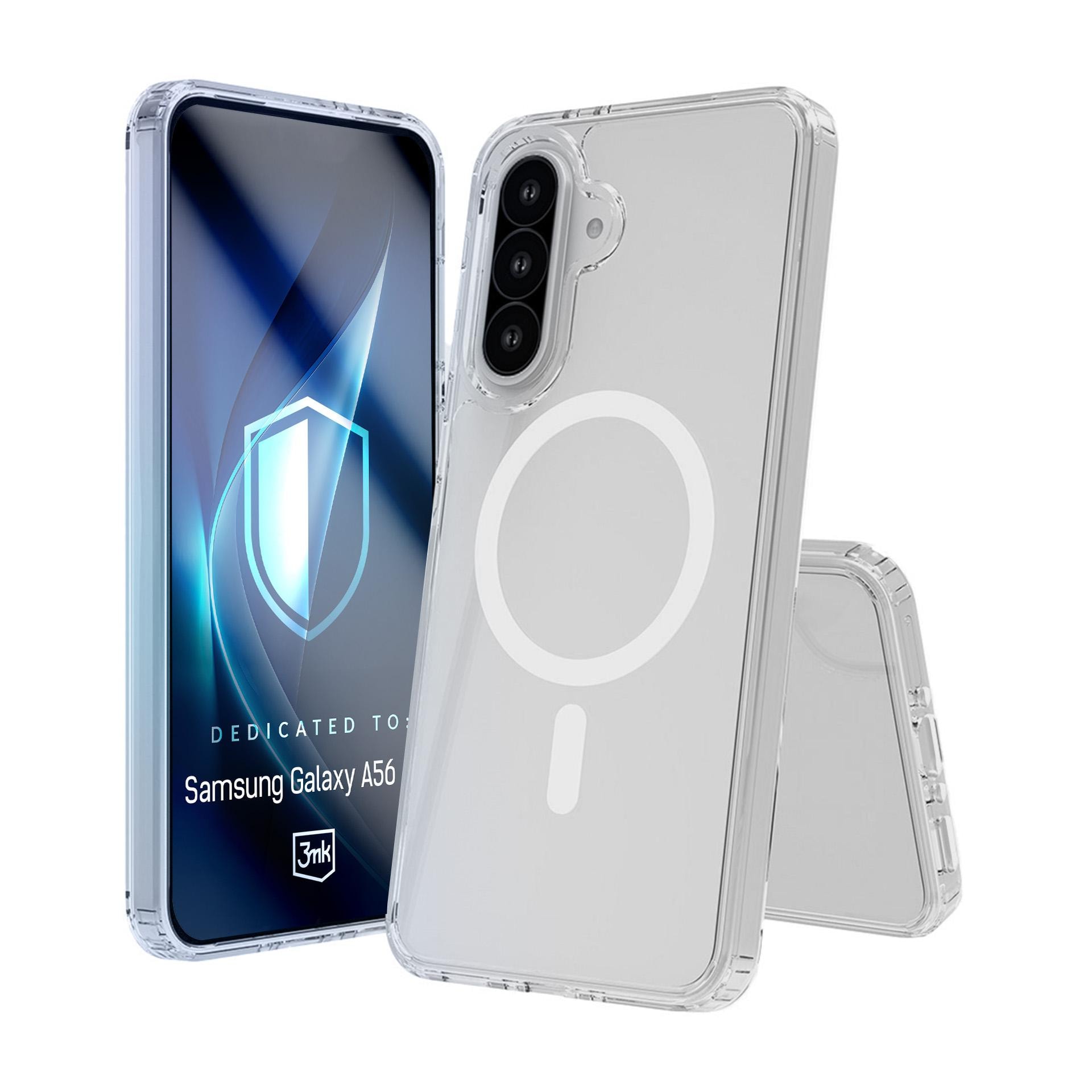 3mk Armor MagCase till Samsung Galaxy A56 – genomskinligt