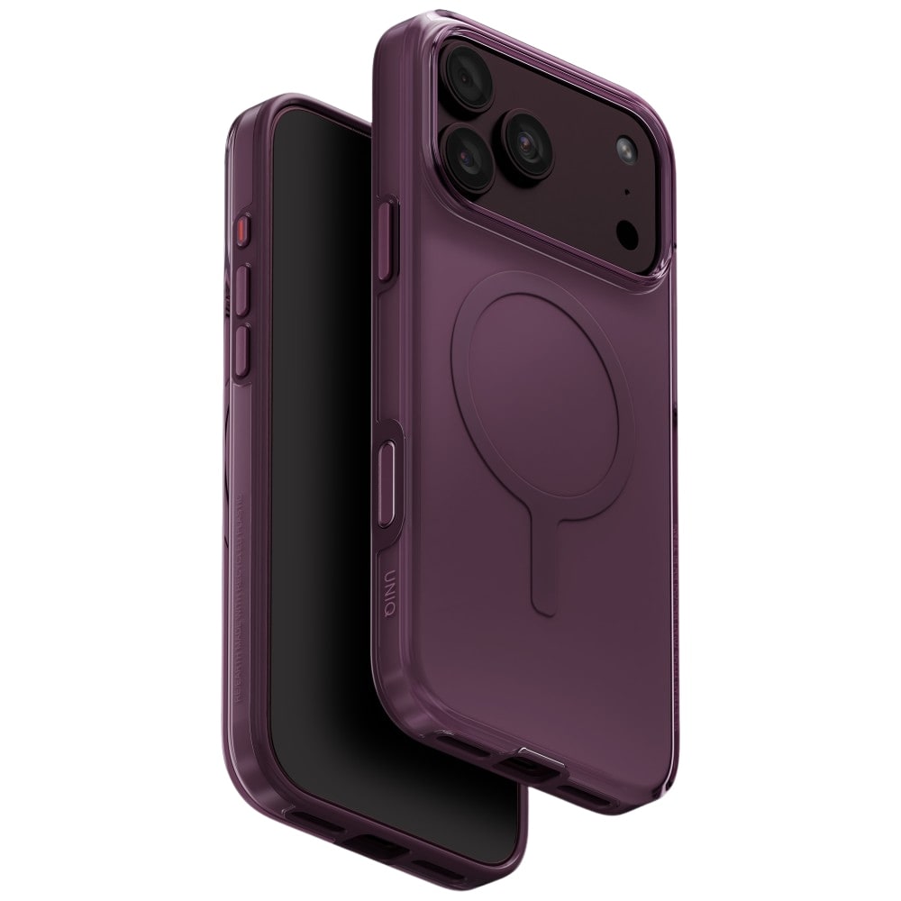 Uniq Clario Magclick Charging eco-fodral för iPhone 18 Pro Max / 17 Pro Max – lila
