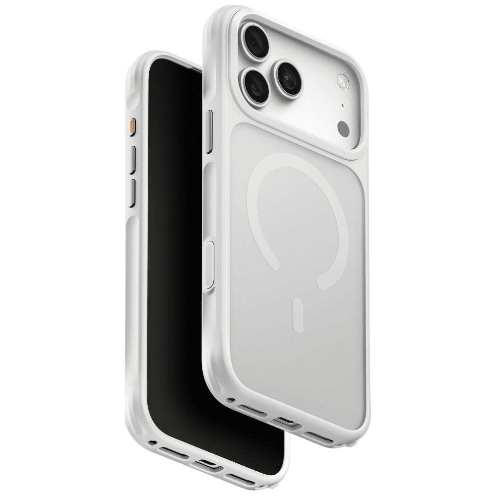 Uniq Veren Magclick-laddningsfodral för iPhone 18 Pro Max / 17 Pro Max – Vitt