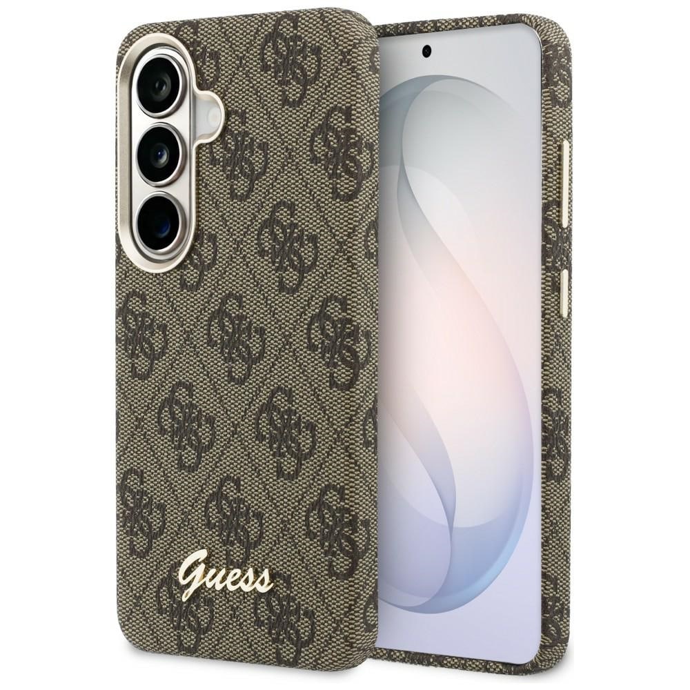 Guess 4G Script MagSafe-fodral för Samsung Galaxy S26 – Brunt
