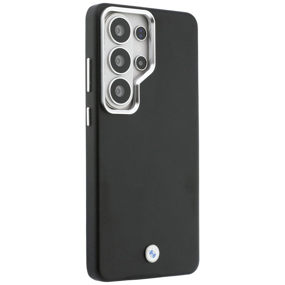 BMW-logo i metal, MagSafe-etui til Samsung Galaxy S26 Ultra – sort