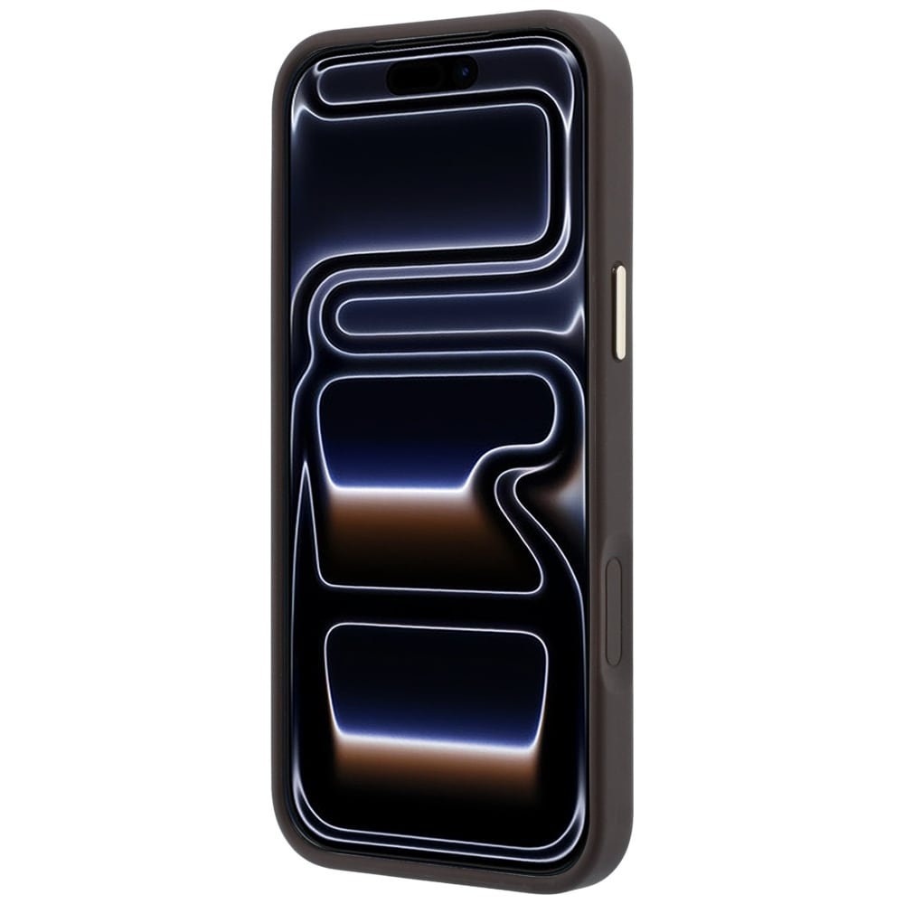 Guess Ring Stand 360 4G Classic Logo MagSafe-etui til iPhone 18 Pro / 17 Pro – Brun