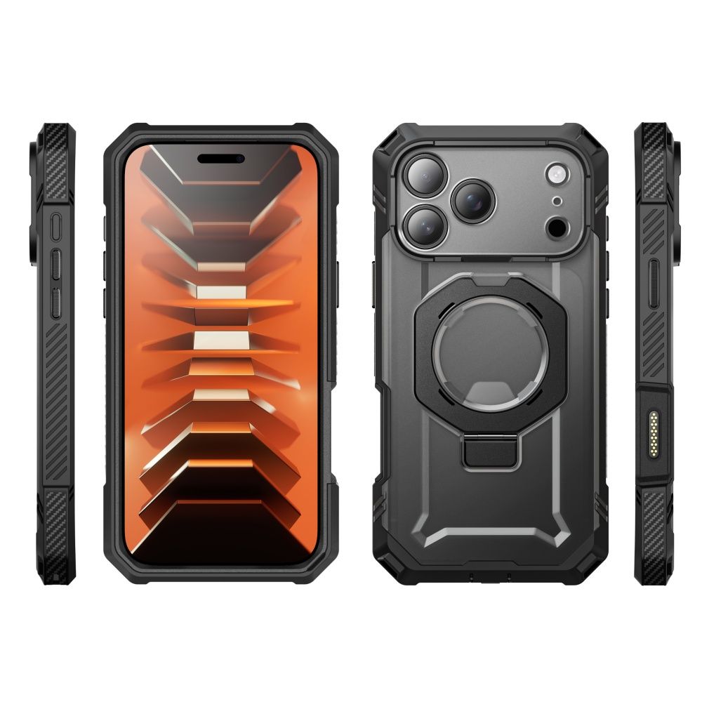 Supcase Grip Pro Mag MagSafe-etui til iPhone 18 Pro / 17 Pro – Sort