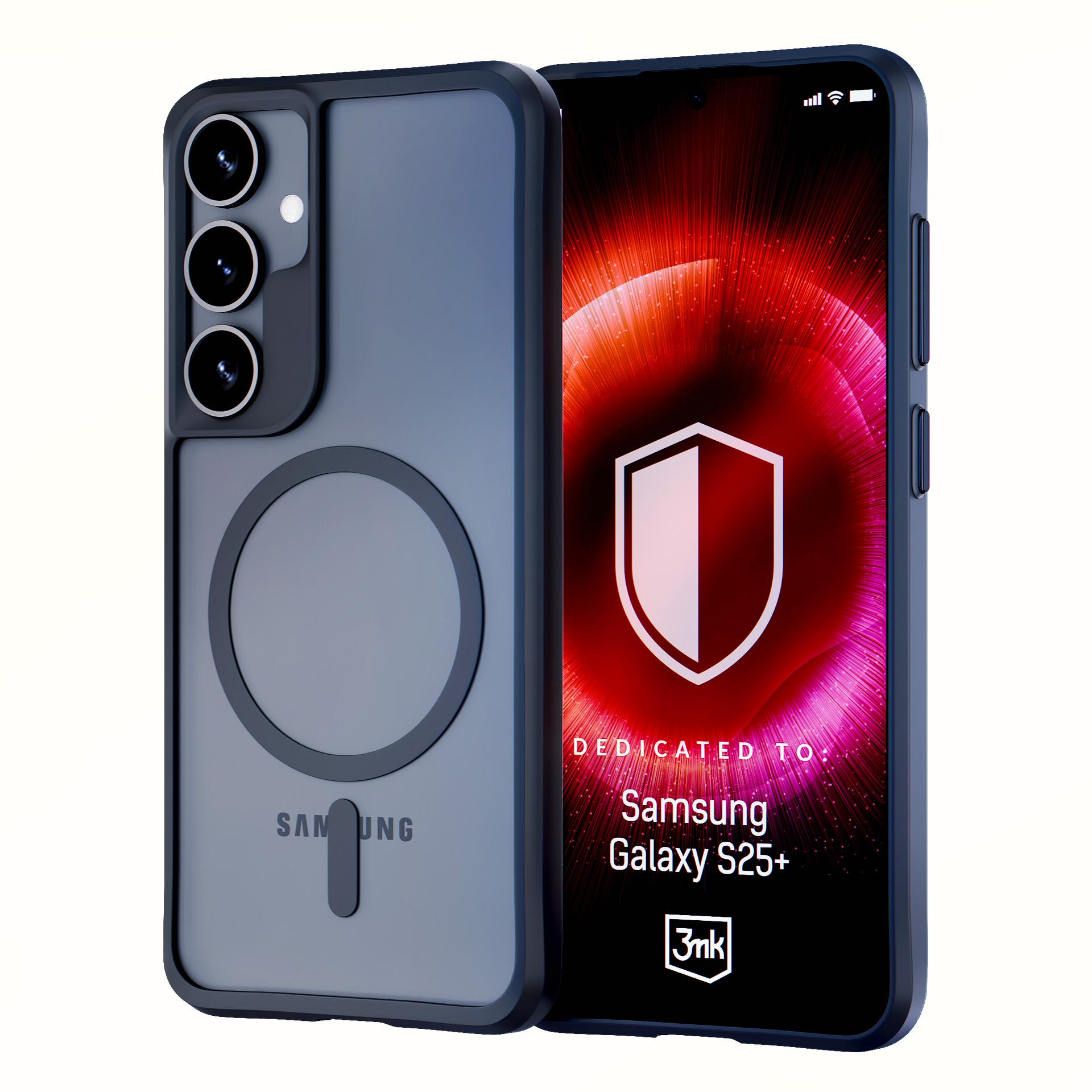 3mk Satin Armor MagCase för Samsung Galaxy S25+ – genomskinligt