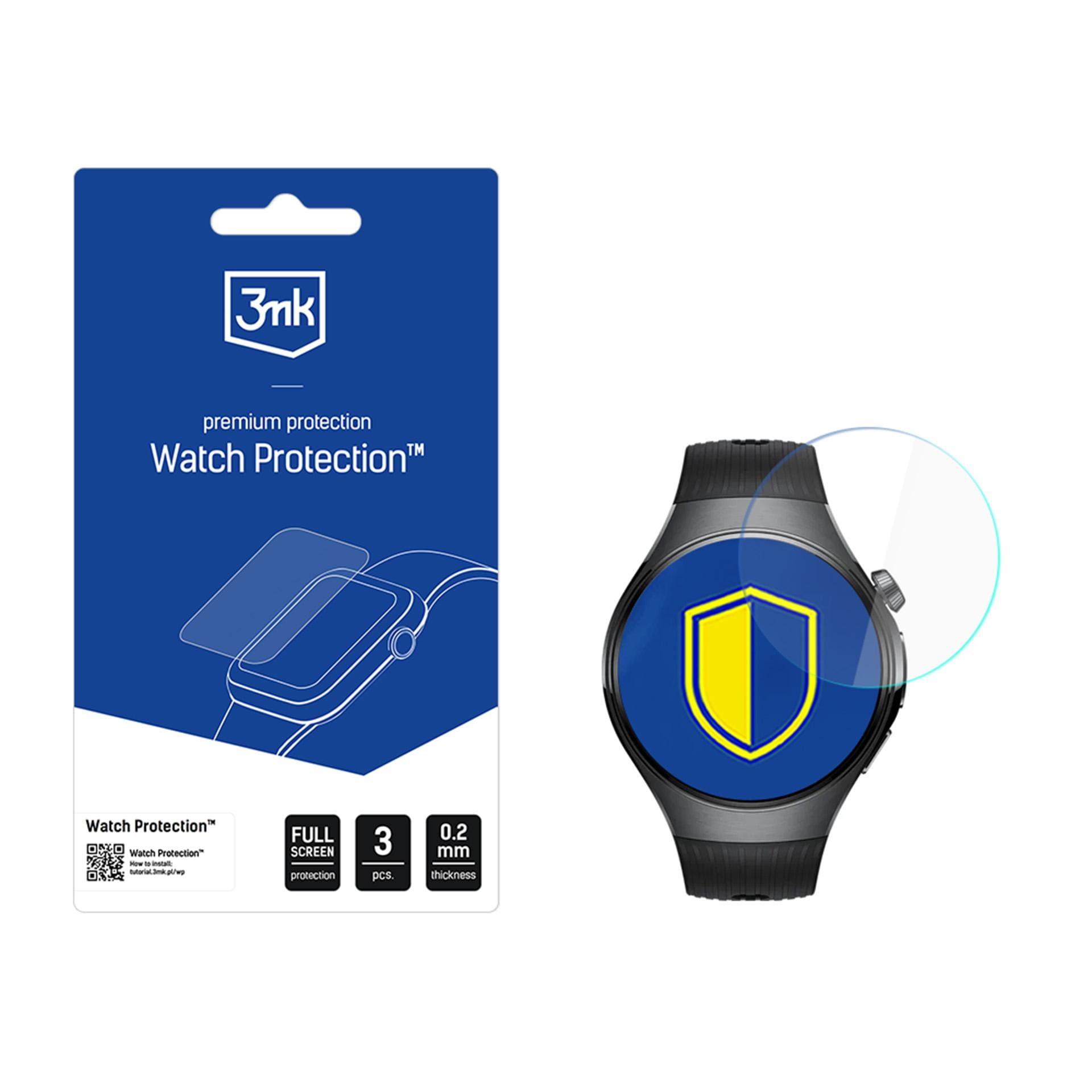 3mk Watch Protection ARC skärmskydd för Huawei Watch 5 46 mm