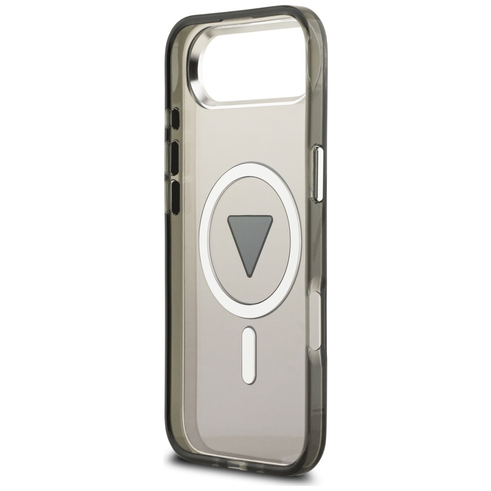 Guess IML Gradient Triangle Logo MagSafe-etui til iPhone Air – sort
