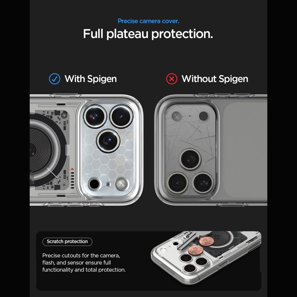 Spigen Ultra Hybrid MagSafe-etui til iPhone 18 Pro Max / 17 Pro Max – neo one