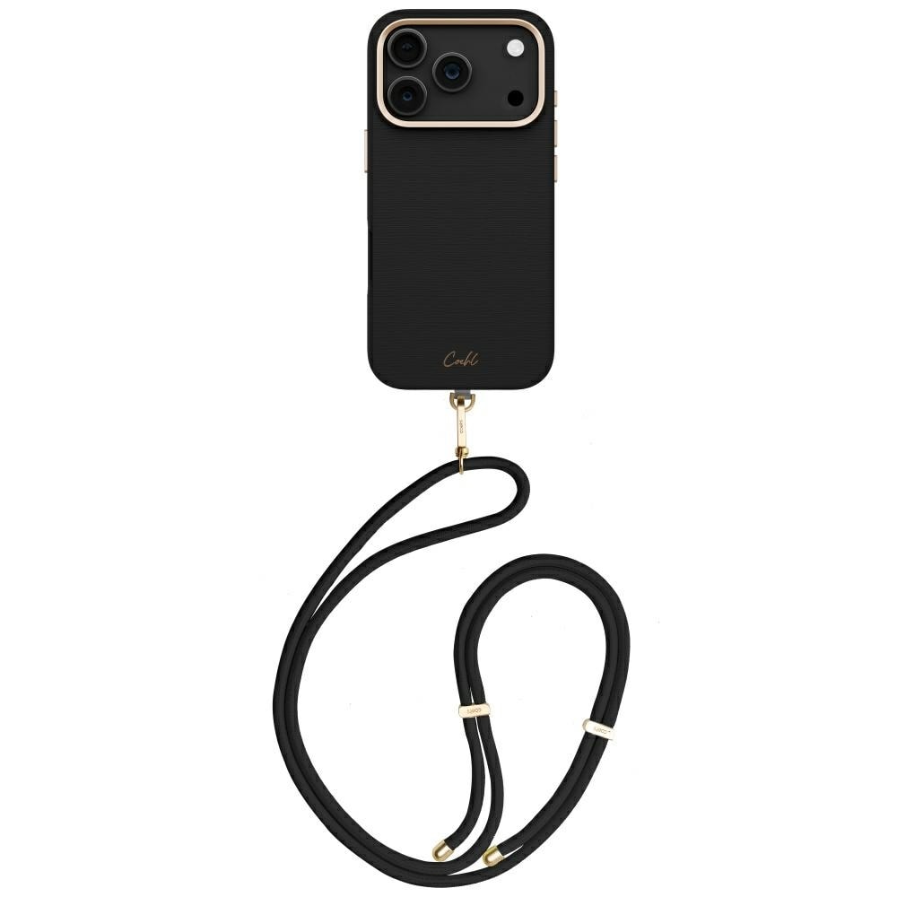 Uniq Coehl Mirelle magnetiskt laddningsfodral för iPhone 17 Pro – svart
