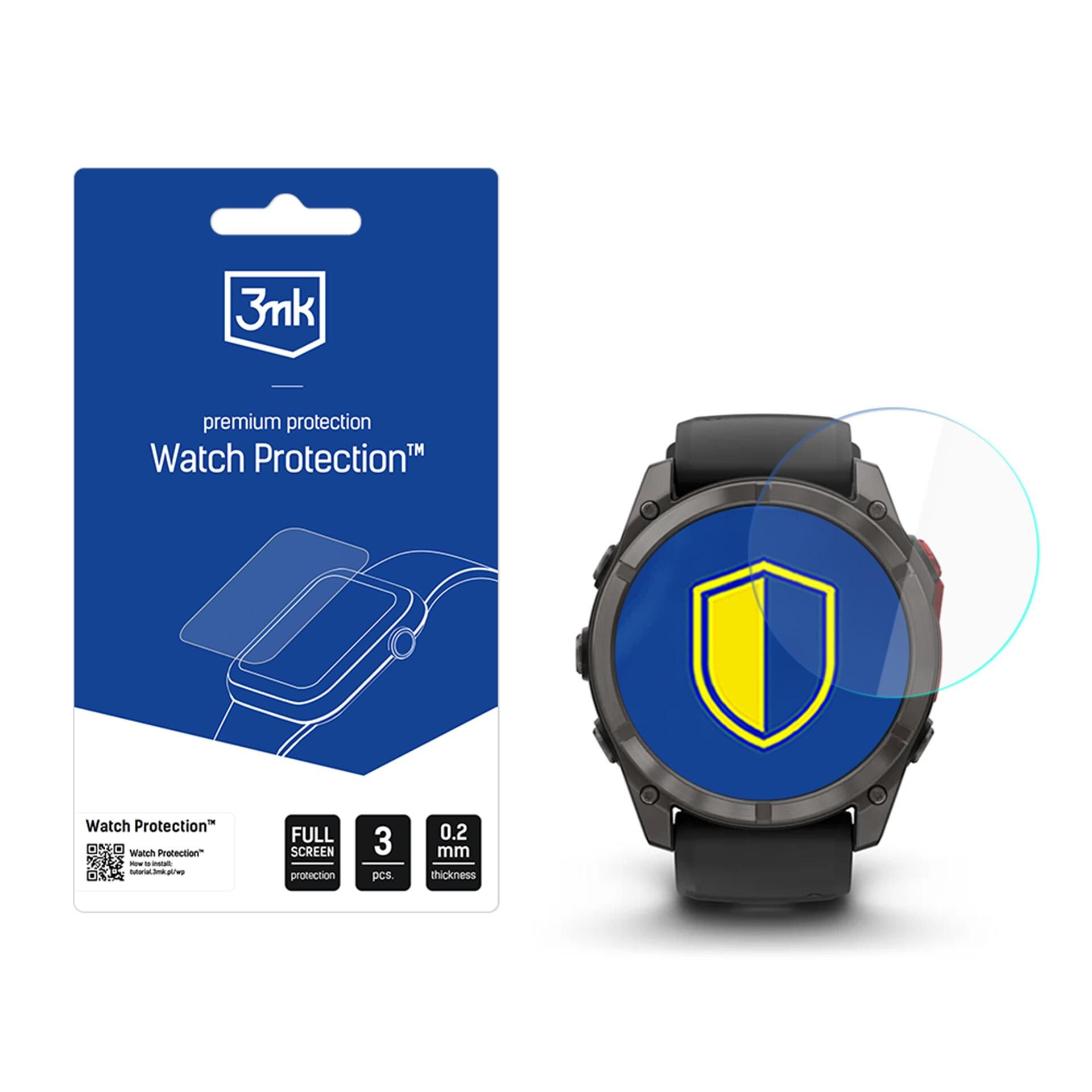3mk Watch Protection ARC skärmskydd för Garmin Fenix 8 Pro 51 mm (AMOLED, MicroLED)
