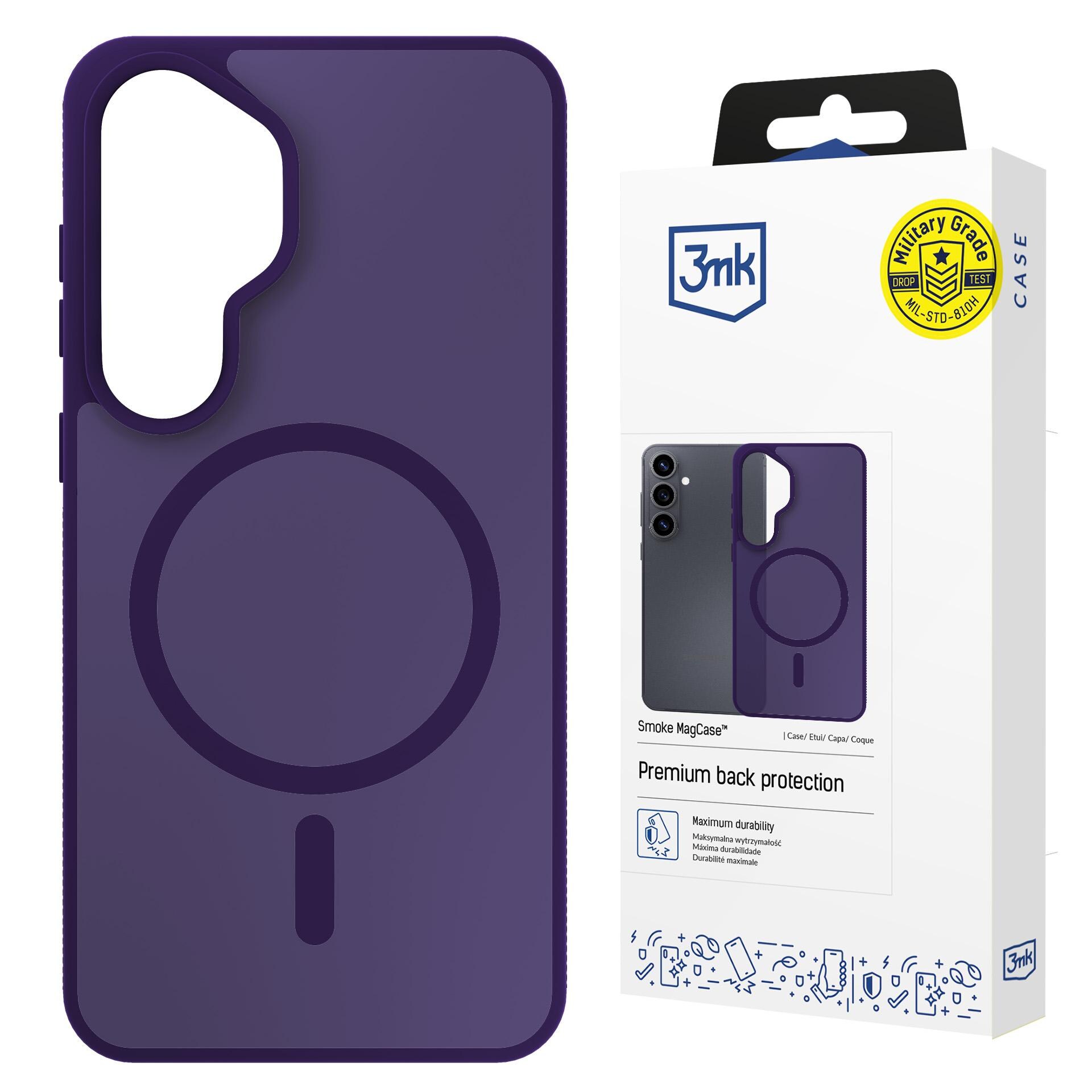 3mk Smoke MagCase till Samsung Galaxy S26 – lila