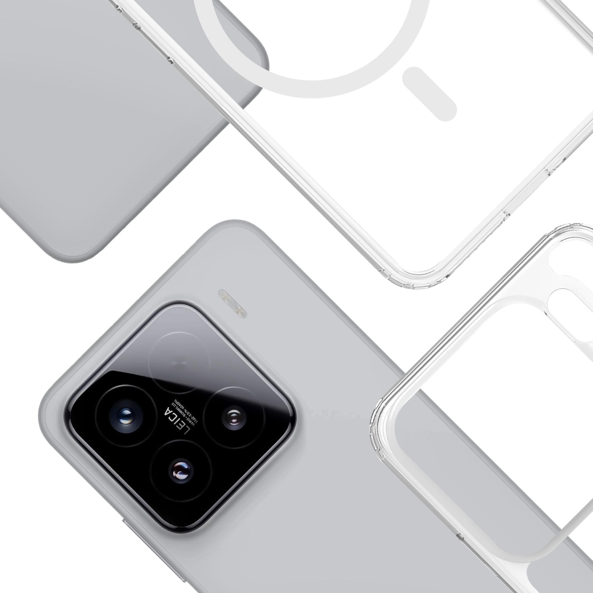 3mk Armor MagCase för Xiaomi 15 Pro – genomskinligt