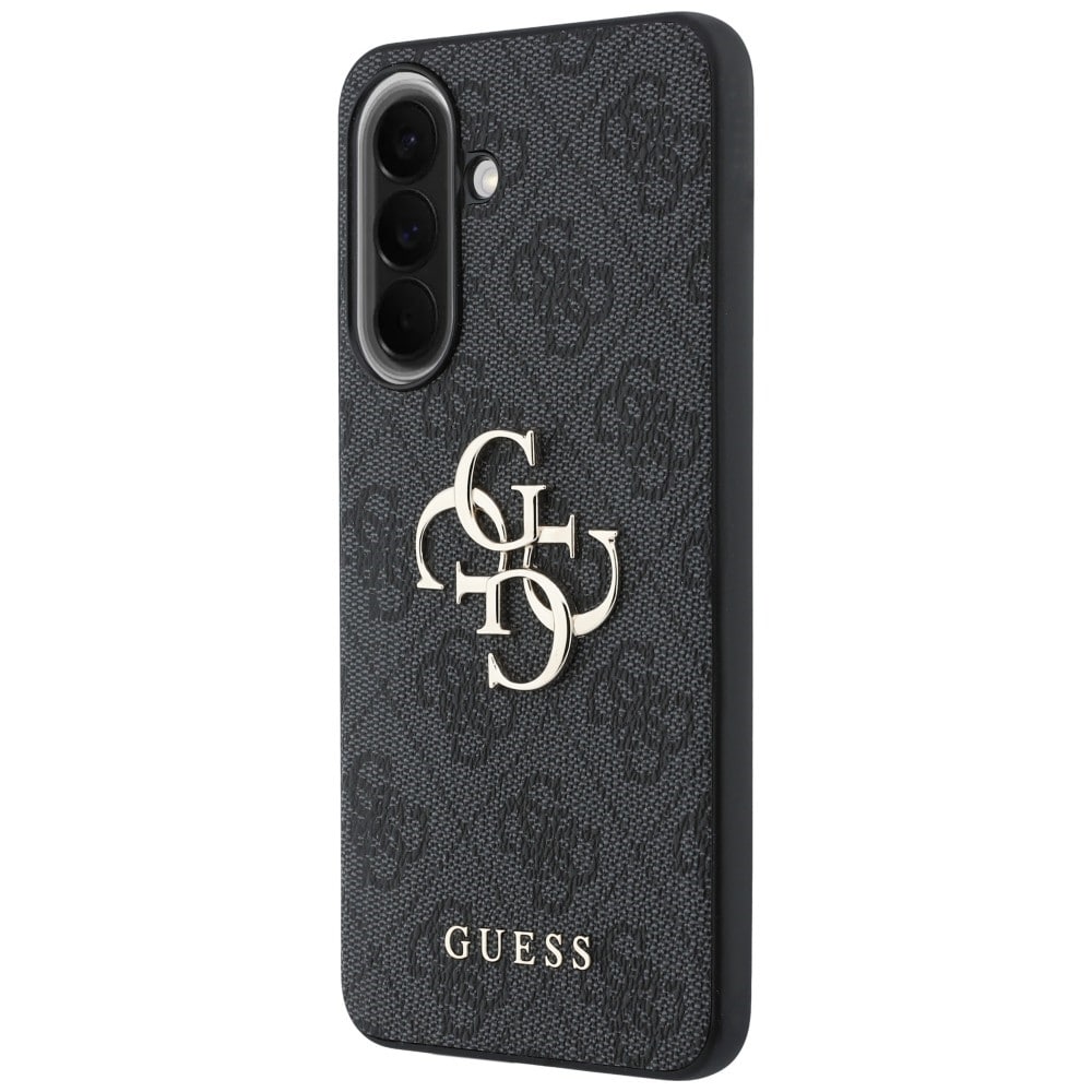 Guess læderetui med 4G-metal-logo til Samsung Galaxy A57 5G – sort