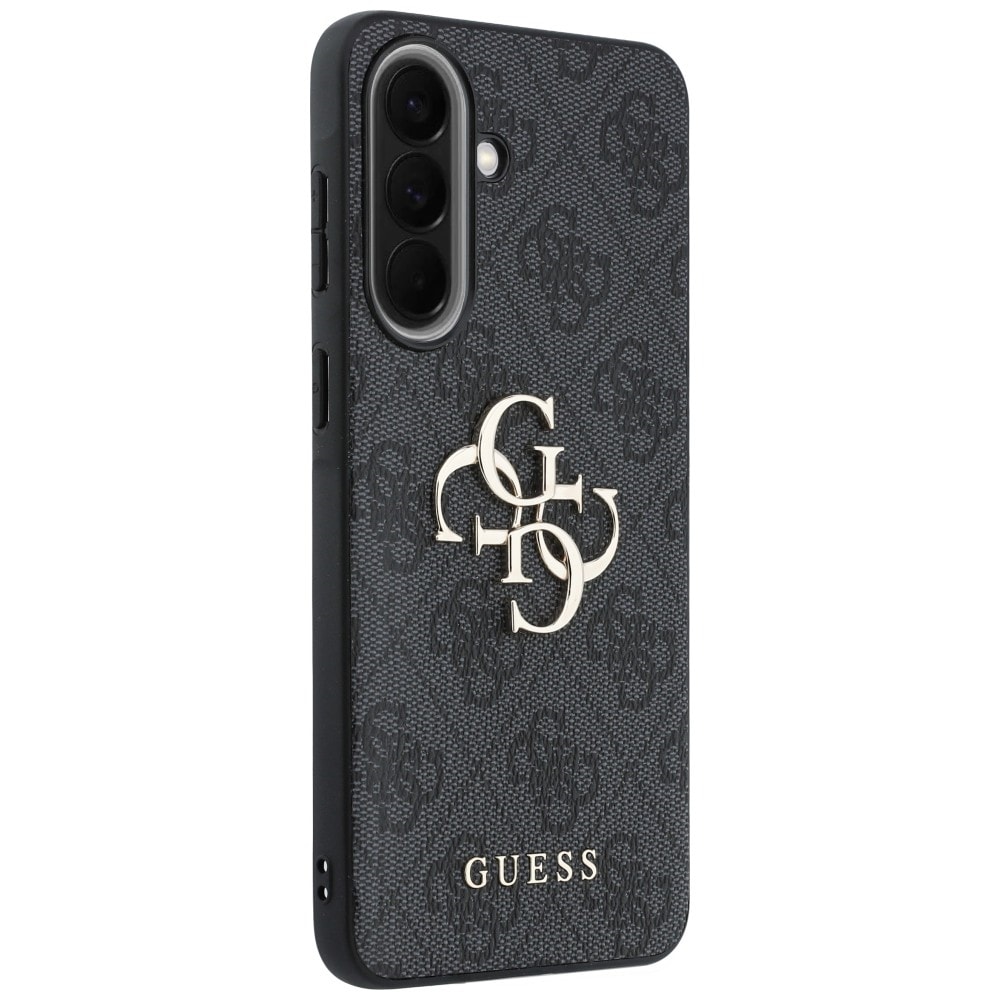 Guess læderetui med 4G-metal-logo til Samsung Galaxy A57 5G – sort