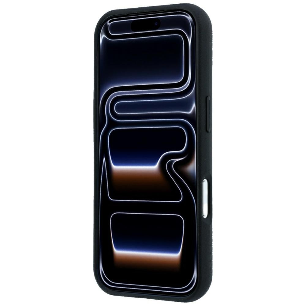 BMW M-dæk, racerbane, metal-logo, MagSafe-etui til iPhone 17 Pro / 18 Pro – Sort