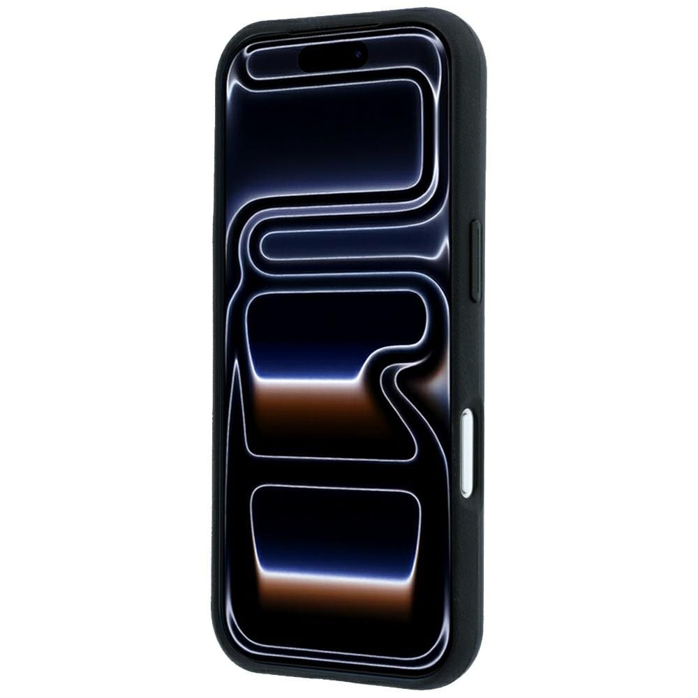 BMW M Blue Perfo Metal Logo MagSafe-etui til iPhone 18 Pro / 17 Pro – Sort