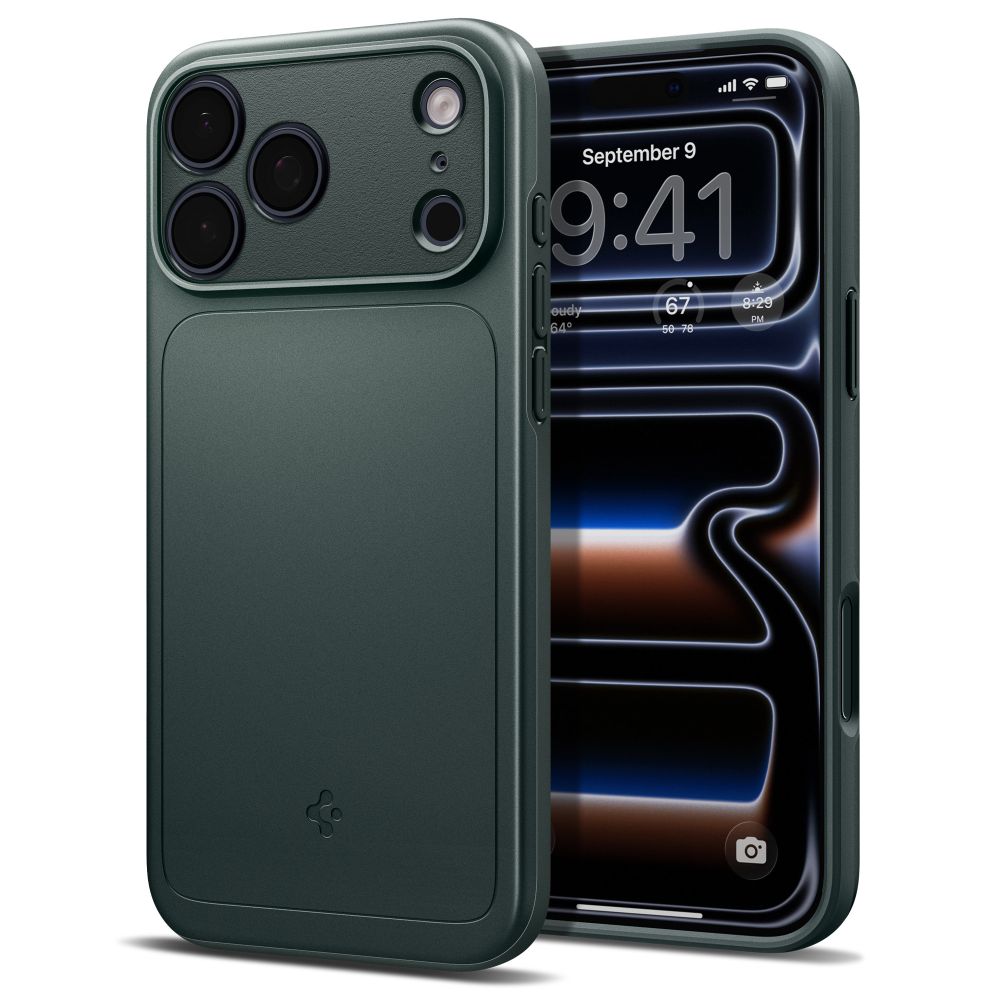 Spigen Thin Fit MagSafe-etui til iPhone 18 Pro / 17 Pro – Grøn
