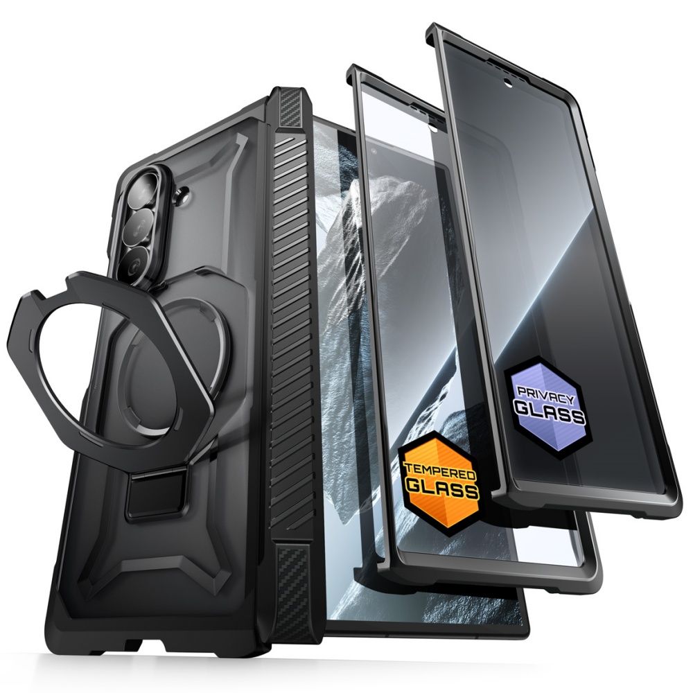 Supcase UB Grip Mag MagSafe 2-sæt etui til Samsung Galaxy Z Fold 8 – Sort