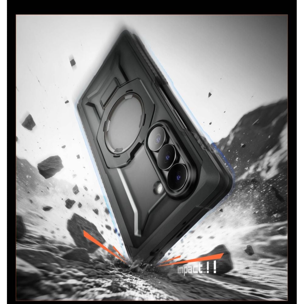 Supcase UB Grip Mag MagSafe 2-sæt etui til Samsung Galaxy Z Fold 8 – Sort