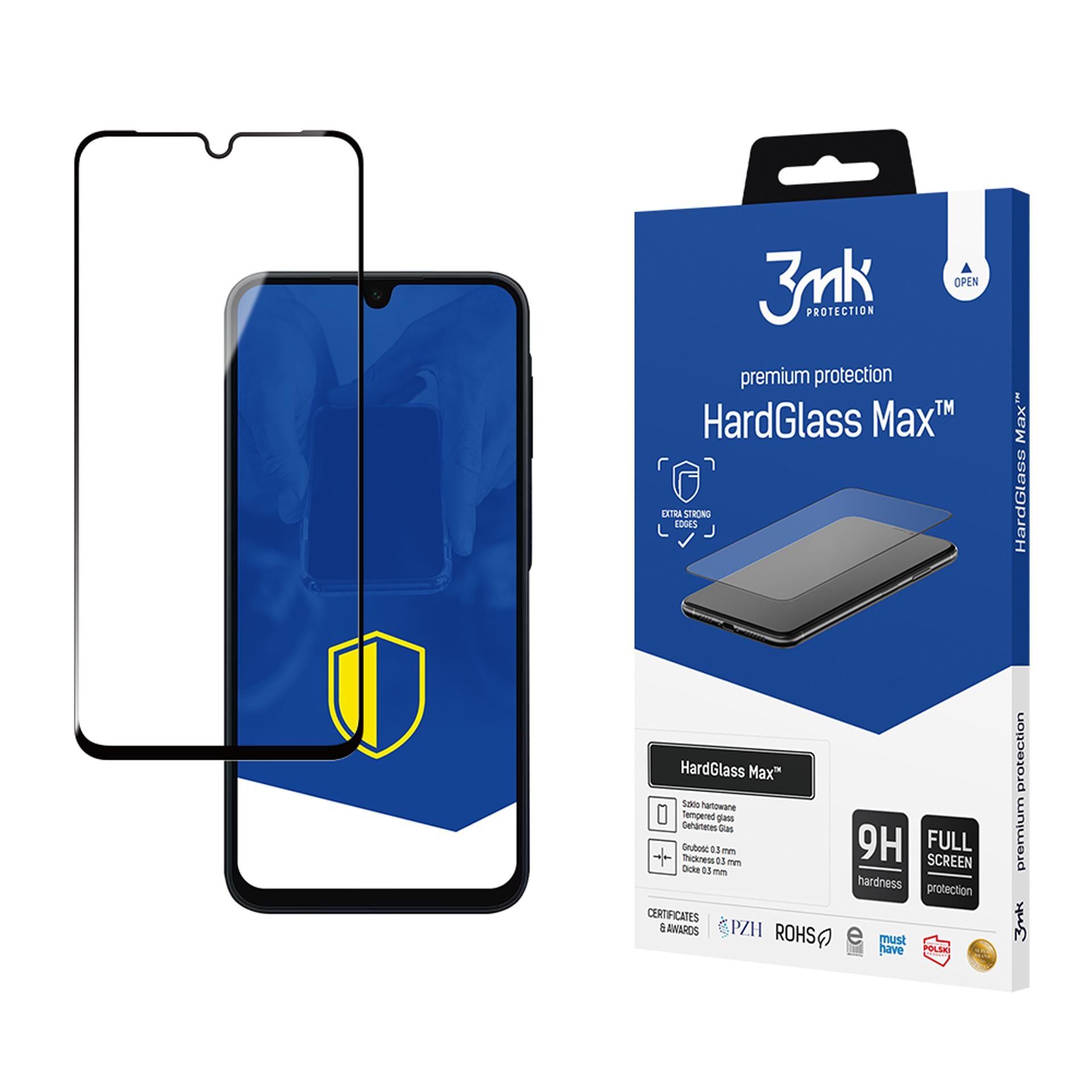 3mk Hardglass Max härdat glas till Samsung Galaxy A16 4G / 5G / A17 4G / 5G